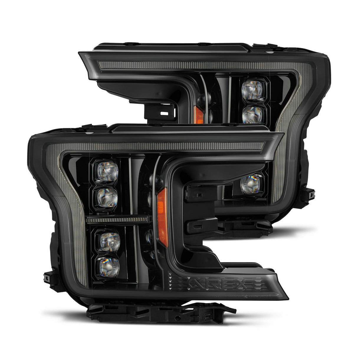 AlphaRex 880249 Projector Headlights Alpha-Black