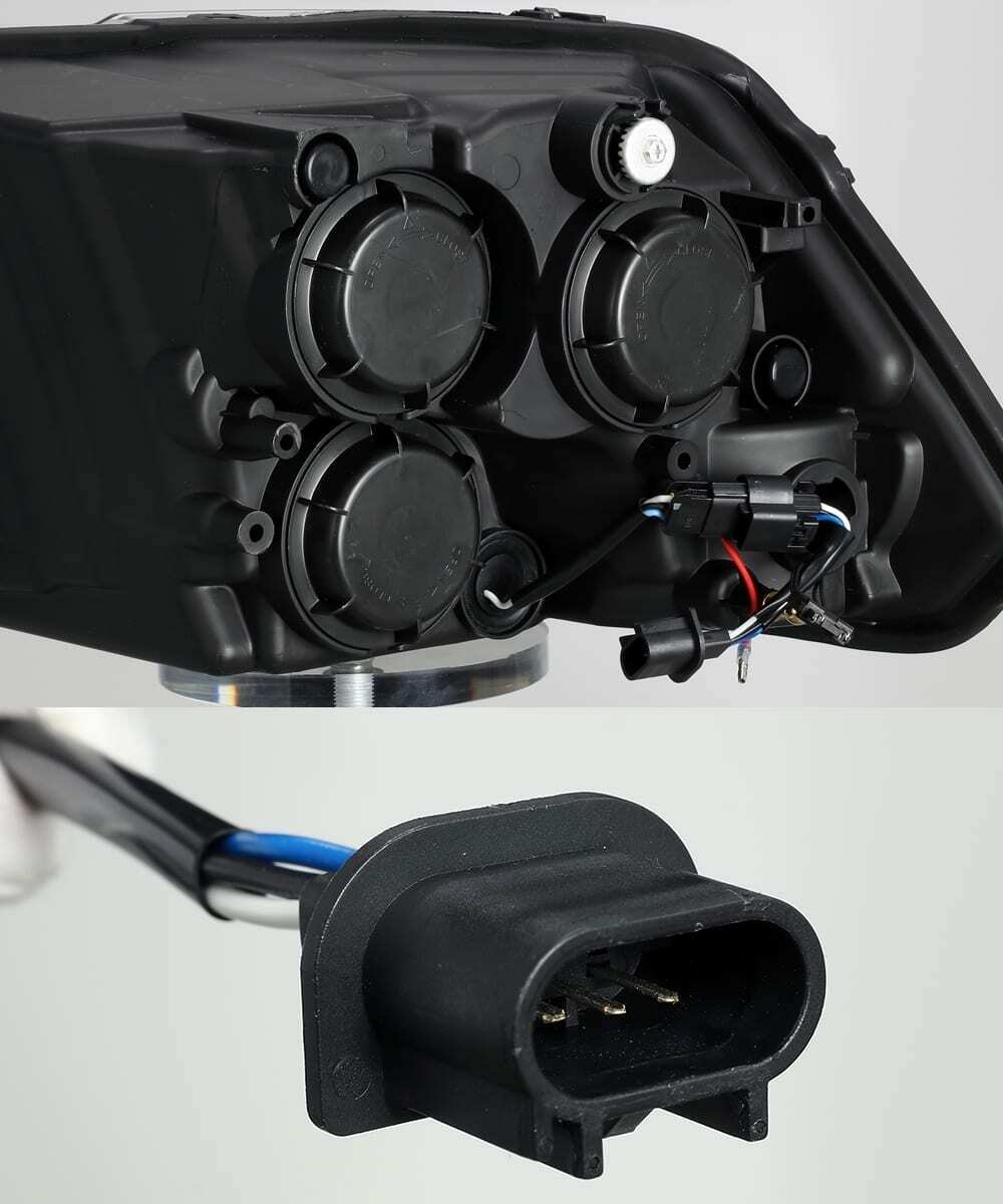 AlphaRex 880540 LED Projector Headlights in Alpha-Black