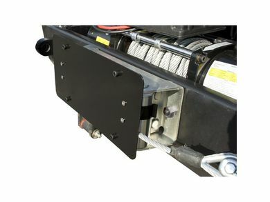 Rugged Ridge - License Plate Mounting Bracket for Roller Fairleads - 11238.05