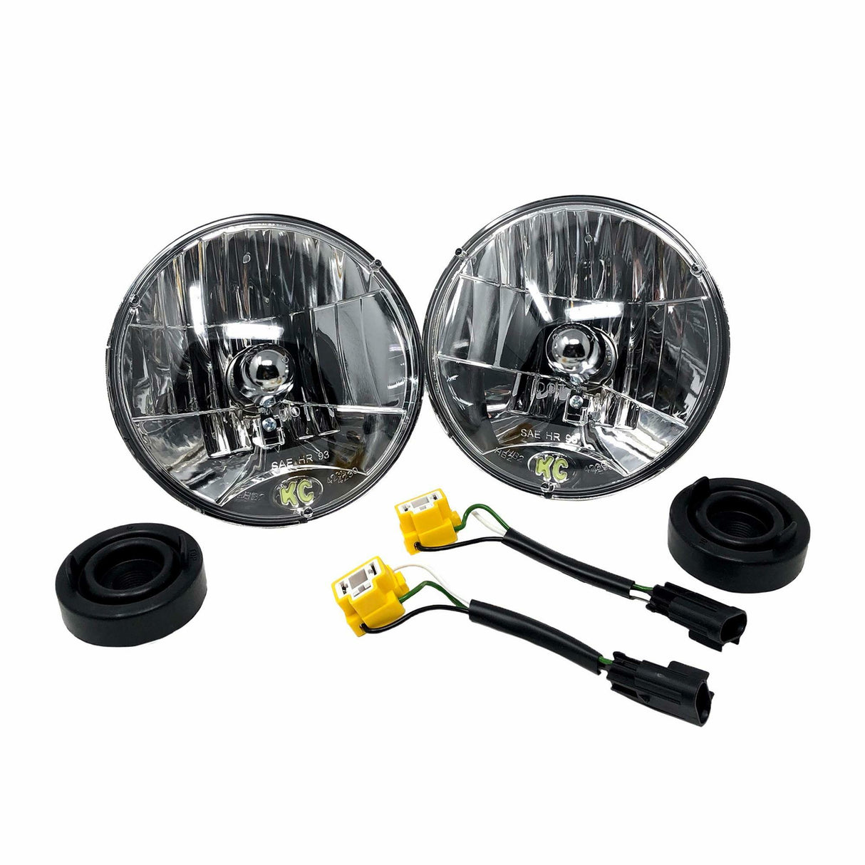 KC Hilites - H4 Headlight Conversion Kit for 07-18 Jeep JK - KC #42302 - 42302