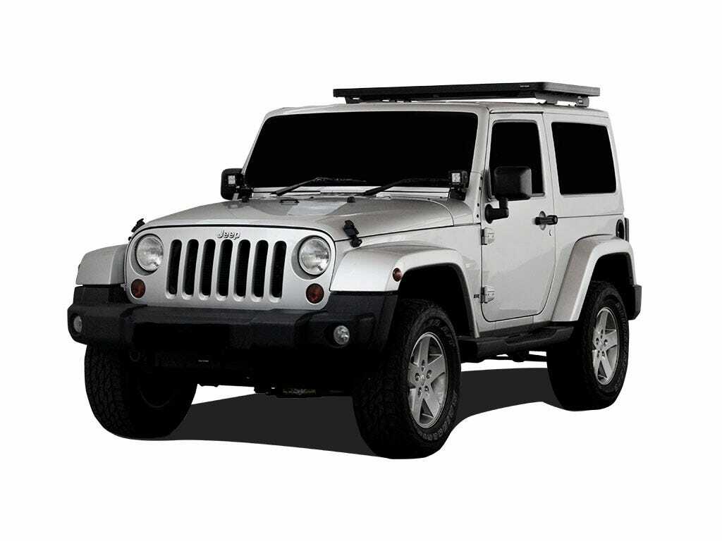 Front Runner - Jeep Wrangler JK 2 Door (2007-2018) Extreme Slimline II 1/2 Roof Rack Kit - KRJW002T