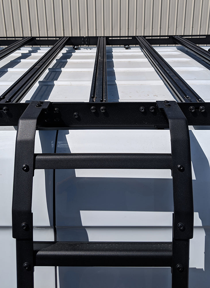 Prinsu - Sprinter Van 144 Prinsu Roof Rack / Cutout for 50" Light Bars / Drill In Kit - 400-000-023-002