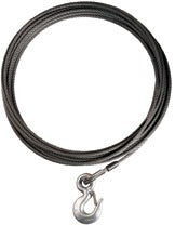Warn - Replacement Steel Winch Rope - 5/16 in x 50 ft, Galvanized - 38309