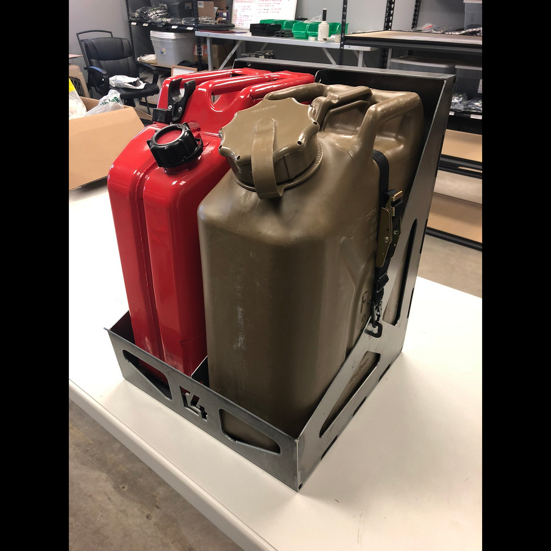 C4 Fabrication - Dual Jerry Can Carrier - 9000-4904-01NA