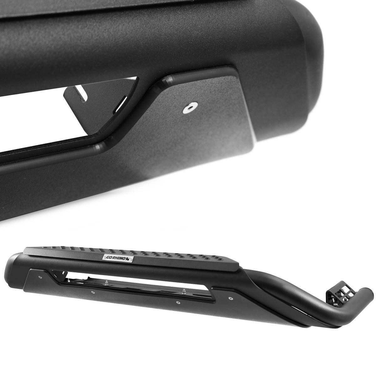 Go Rhino 5666620LT - RC3 LR with Mounting Brackets & 20" Light Bar - Textured Black