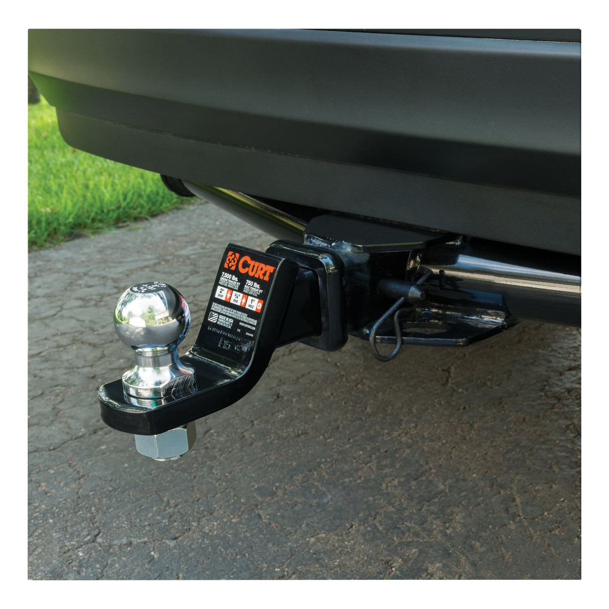 Curt - 5/8" Hitch Pin (2" Receiver, Black, Packaged) - 21579