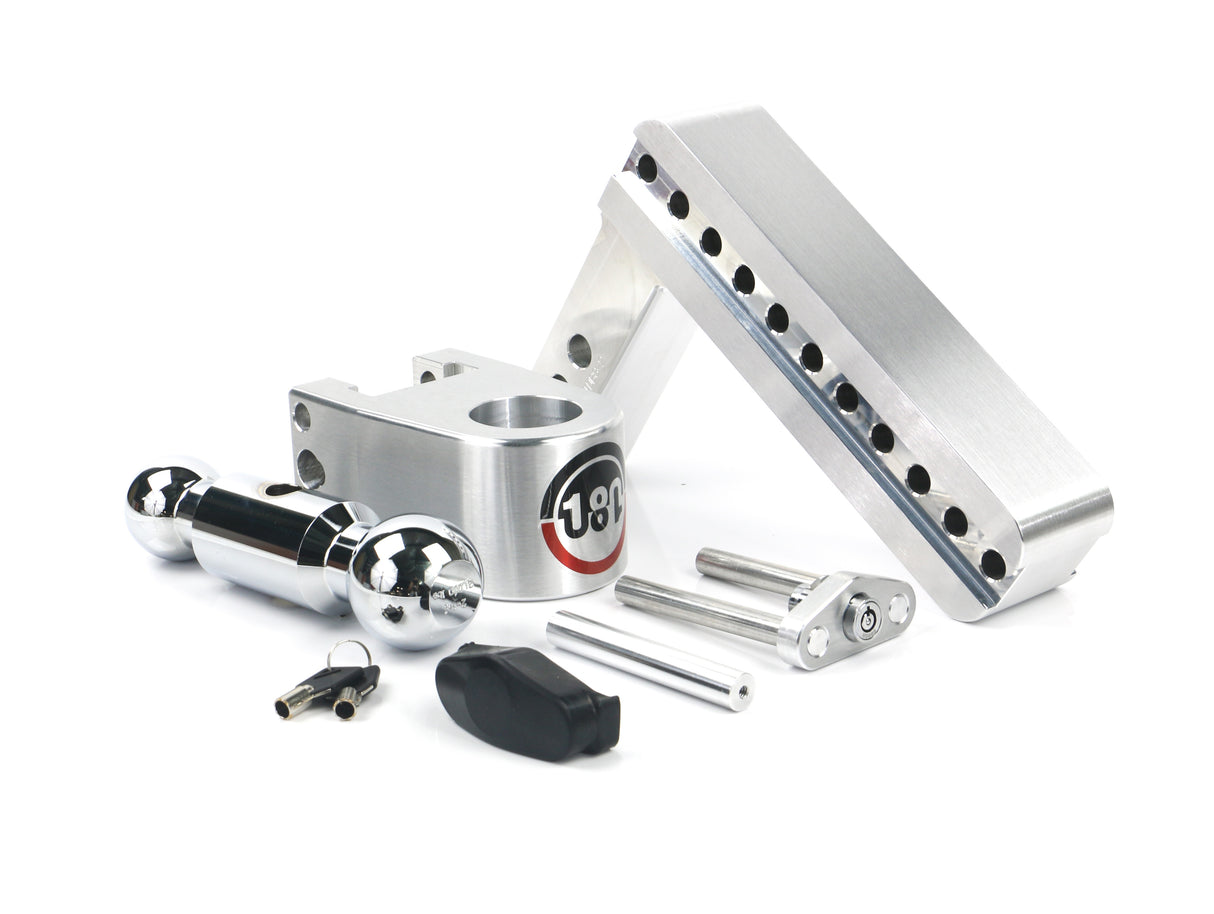Weigh Safe - CTB8-2 Turnover Ball 8" Drop Hitch with 2" Shank