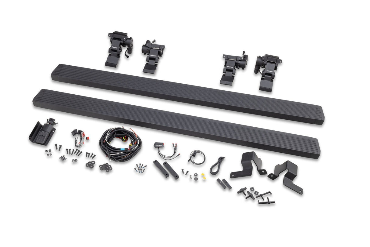 Go Rhino 20451687PC - E1 Electric Running Boards With Mounting Brackets - Textured Black