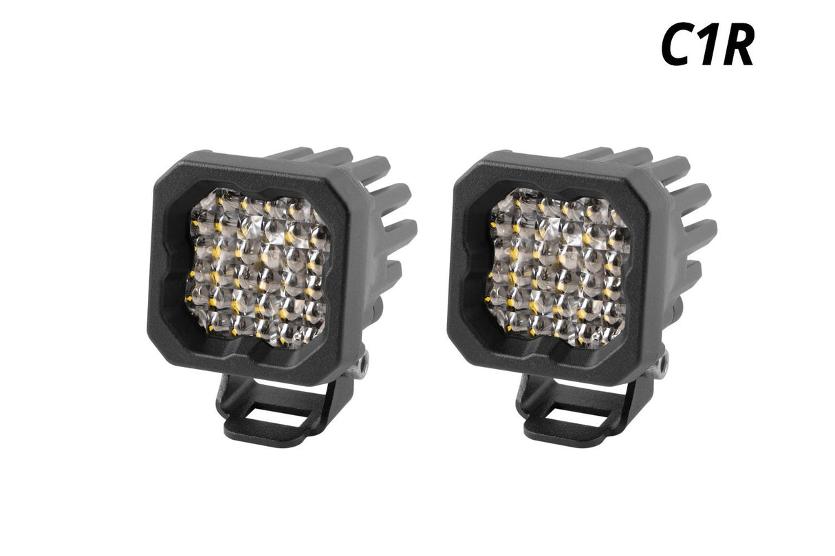 Diode Dynamics - Stage Series C1R White Flood Standard LED Pod (pair) - DD7423P