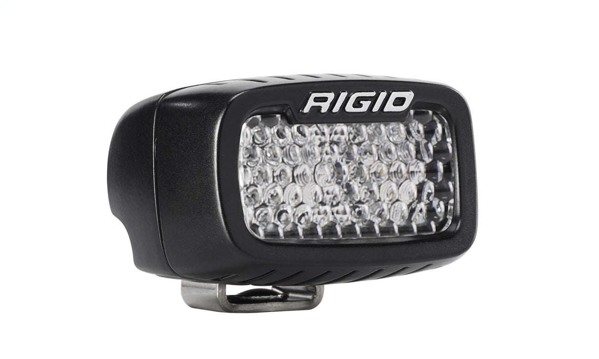 RIGID Industries - 902513 SR-M Series PRO, Flood Diffused, Surface Mount, Black Housing, Single