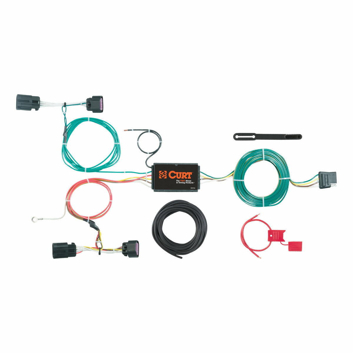 Curt - Custom Wiring Harness, 4-Way Flat Output, Select Ram ProMaster City - 56270