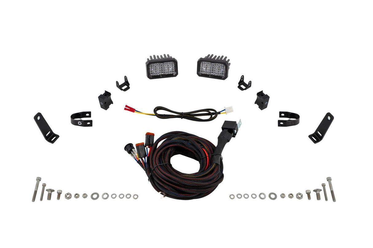 Diode Dynamics - Stage Series 1 Inch Roll Bar Reverse Light Kit, SSC2 Pro (pair) - DD7723 - DD7723