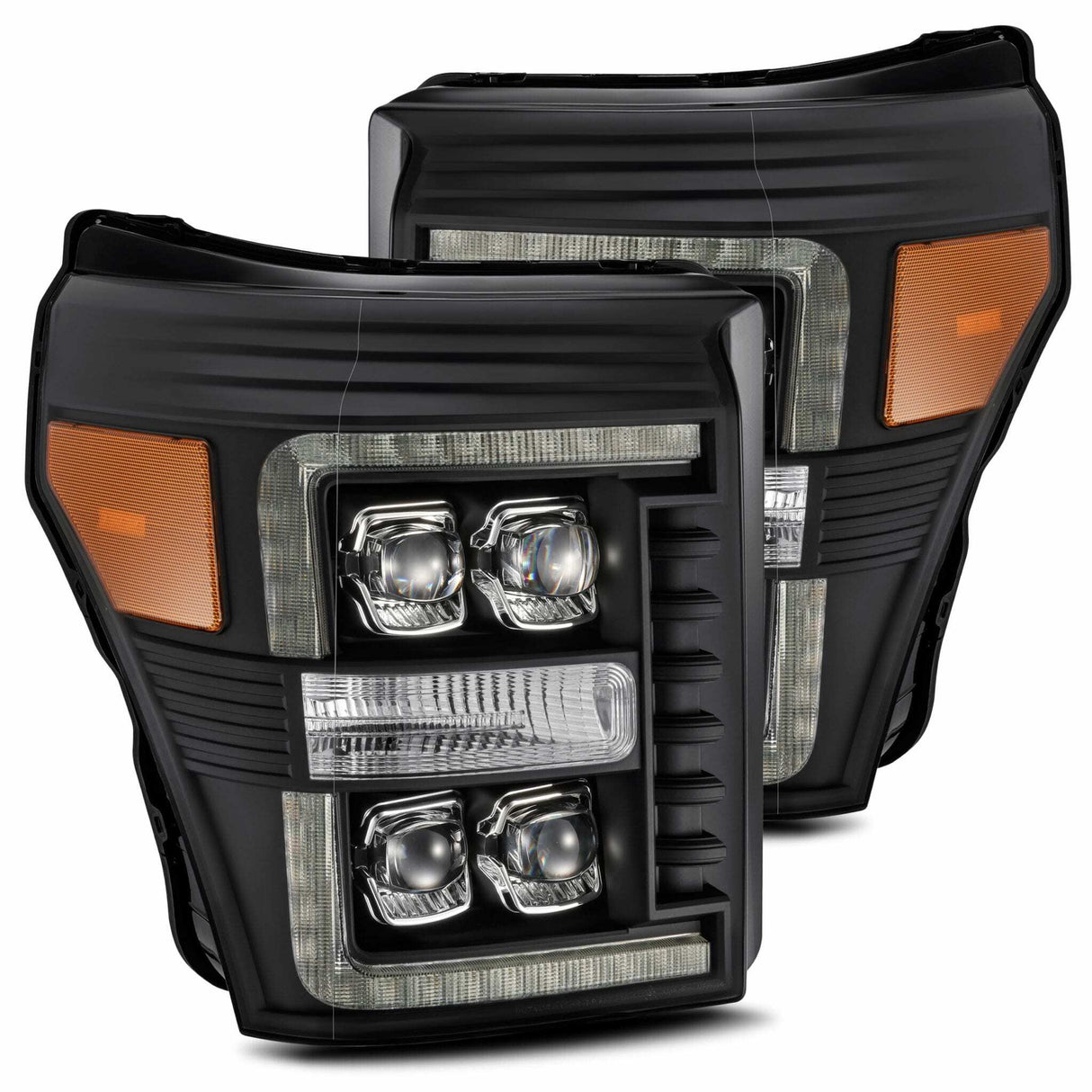 AlphaRex 880149 LED Projector Headlights in Black