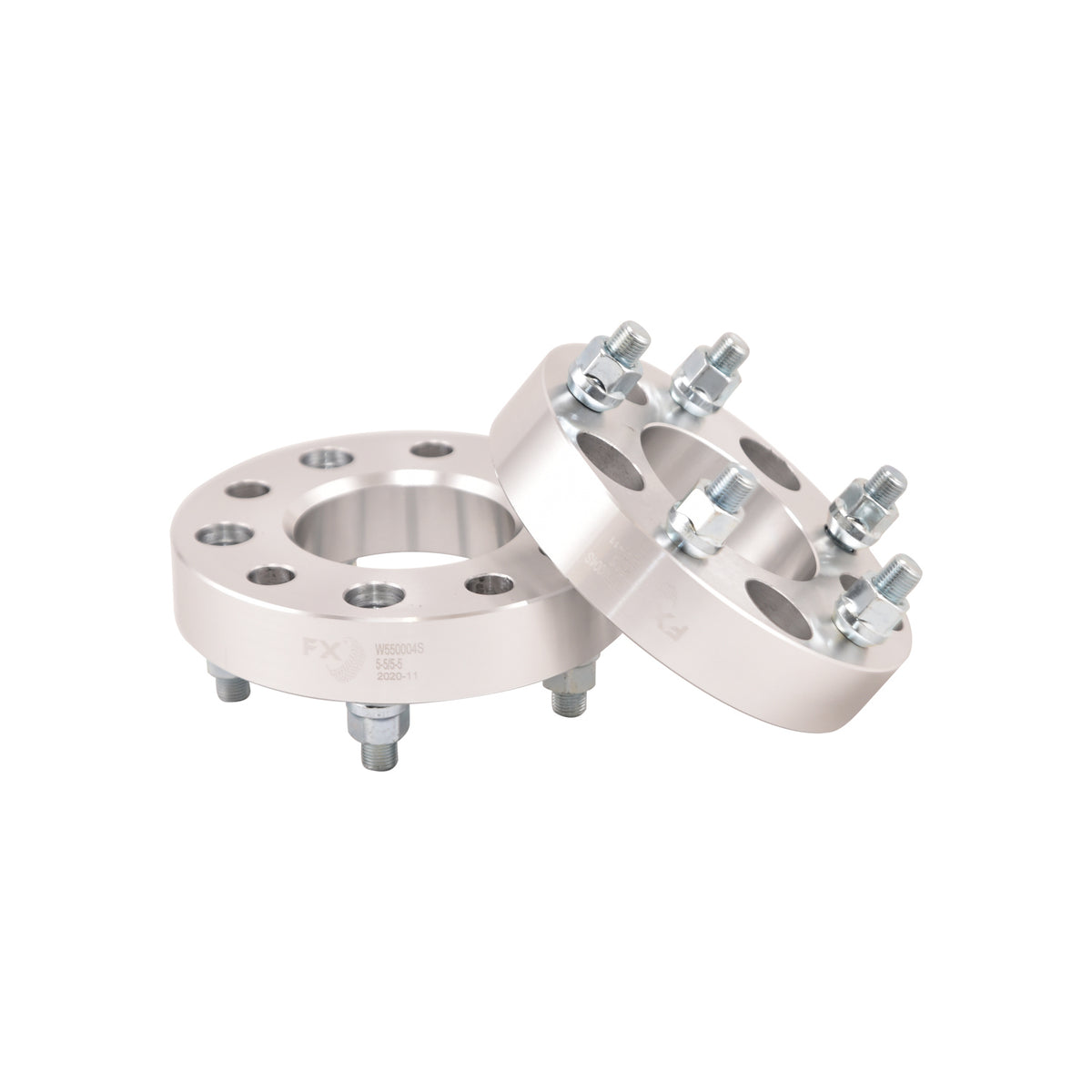 TrailFx - 5X127 - 5X127 Wheel Spacer- Silver Anodized (W550004S)