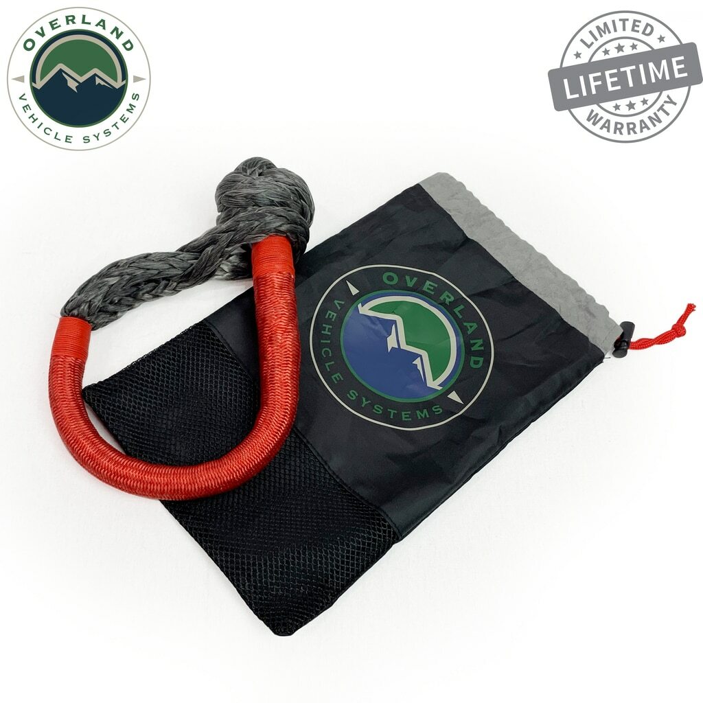 Overland Vehicle Systems - Soft Recovery Shackle With A Breaking Strength of 44,500 lbs - 19149903