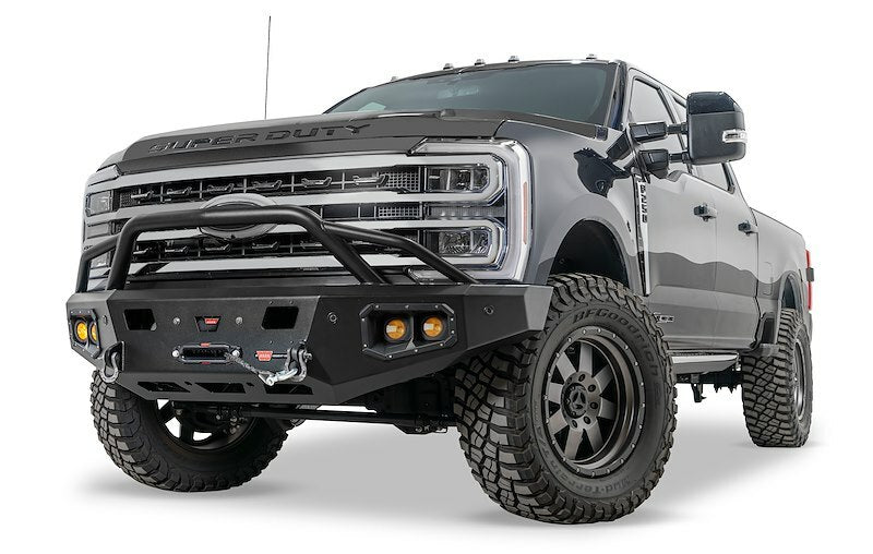 Warn - ASCENT HD BUMPER FORD SUPERDUTY WITH PRERUNNER GUARD - 110631