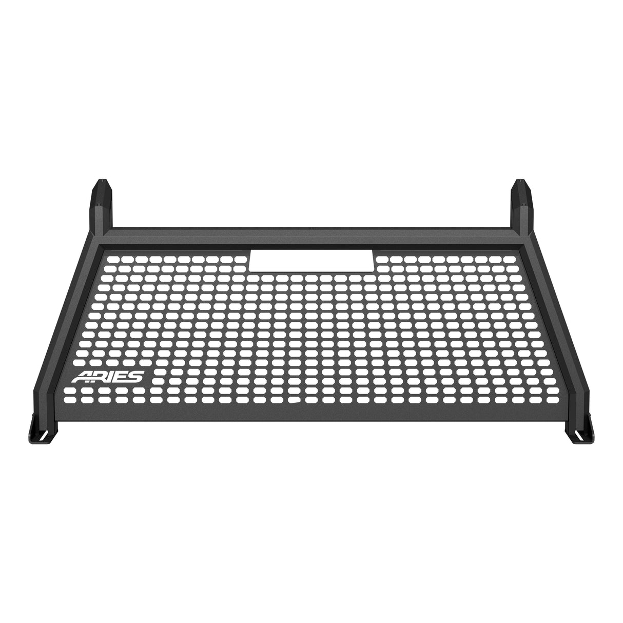 Aries - AdvantEDGE Black Aluminum Headache Rack, Select Ford F-250, F-350 Super Duty - 1110103