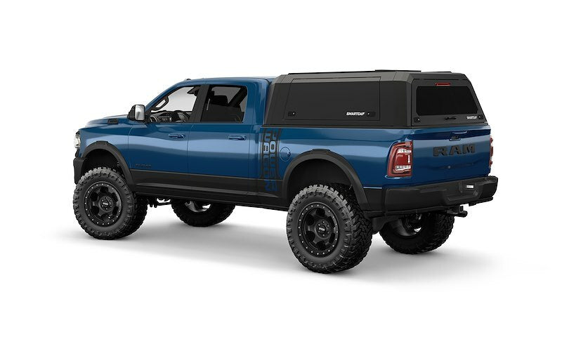 RSI SmartCap - RAM 1500 Truck Bed Cap SmartCap EVOa Adventure Matte Black For 19-23 RAM 1500 6.4 Foot Standard Bed SmartCap - EA1006-MB