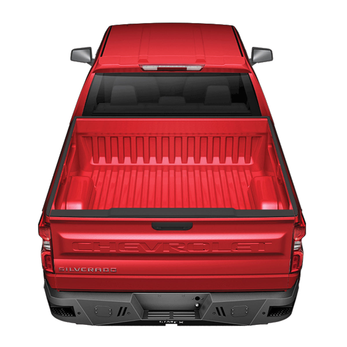 TrailFx - Rear Light Duty Bumper For Chevrolet Silverado 1500 (RLDB009TI)