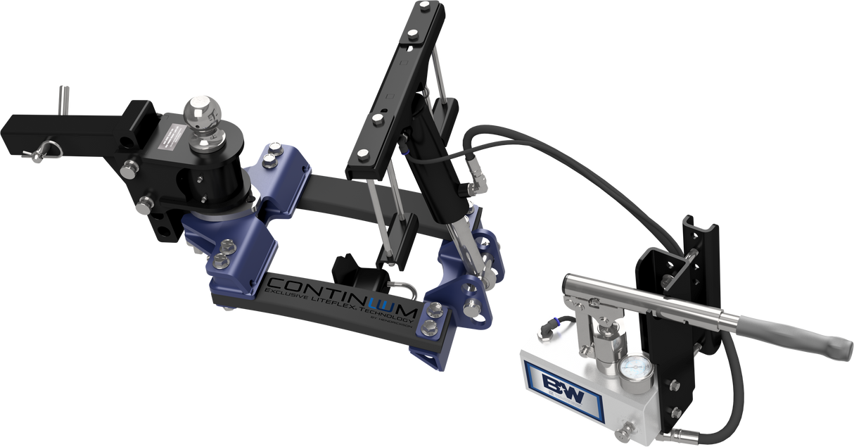 B&W Trailer Hitches WDHK4502 Weight Distribution Hitch Kit, 2-1/2" Shank for Underslung Trailer Couplers - WDHK4502