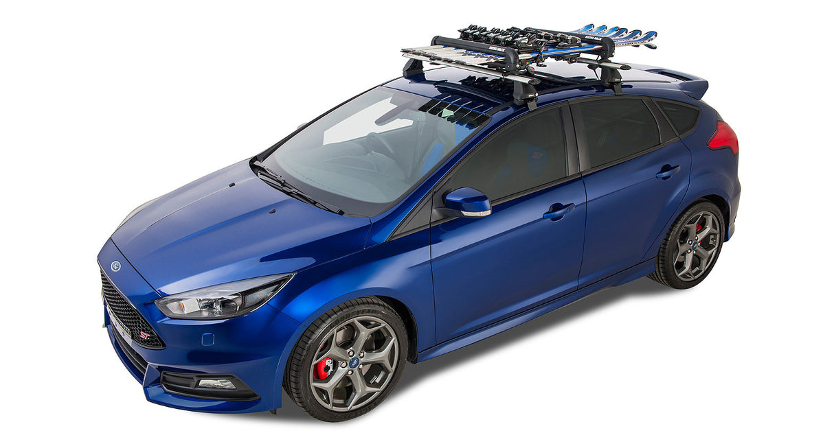 Rhino Rack - Roof Top Ski and Snowboard Carrier - 6 Skis or 4 Snowboards - 576