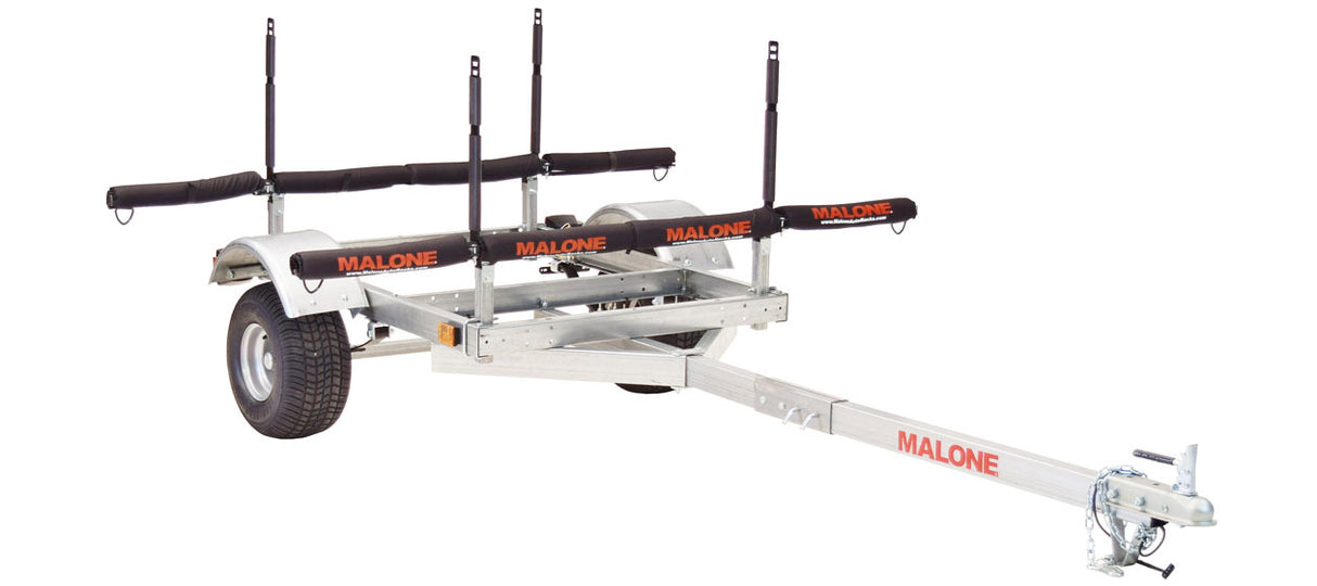 Malone - LowMax 4 Kayak Trailer Pkg. (2 Stackers & 4 sets rack pads) - MPG596XSRP