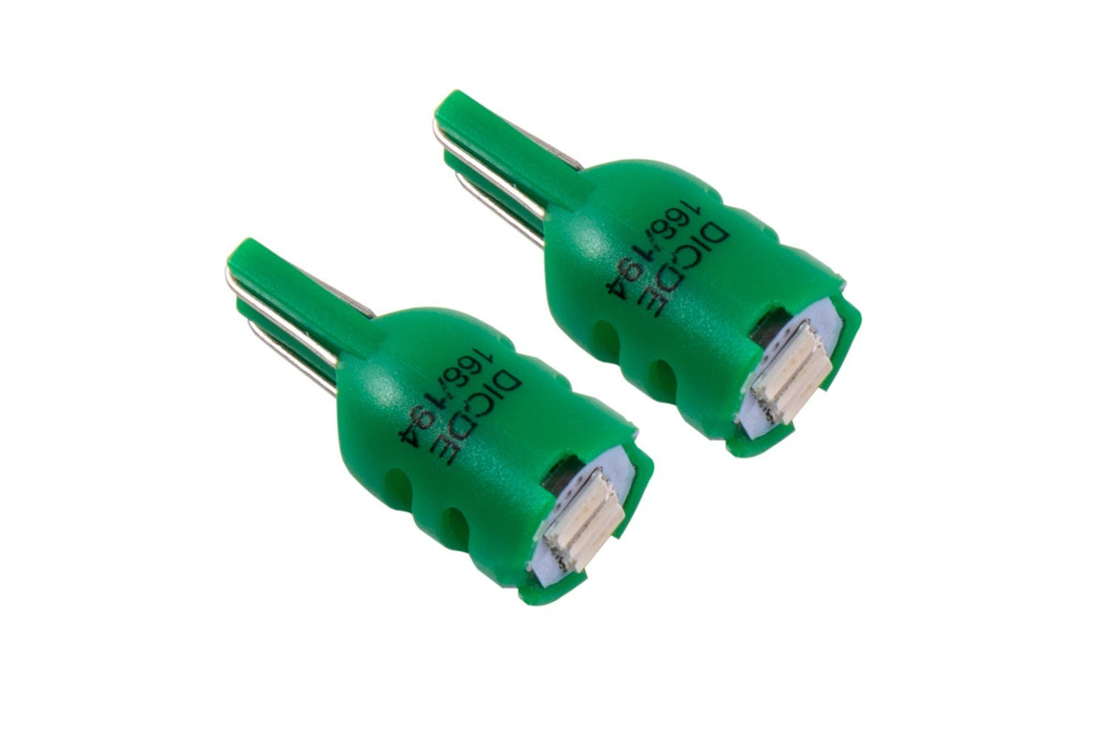 Diode Dynamics - DD0324P - 194 HP3 LED Green Short (pair)