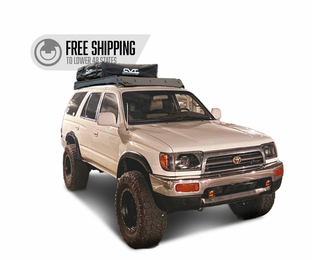 Prinsu - 3rd Gen Toyota 4Runner Full Roof Rack / Cutout for 40" Light Bars - 400-000-011-004
