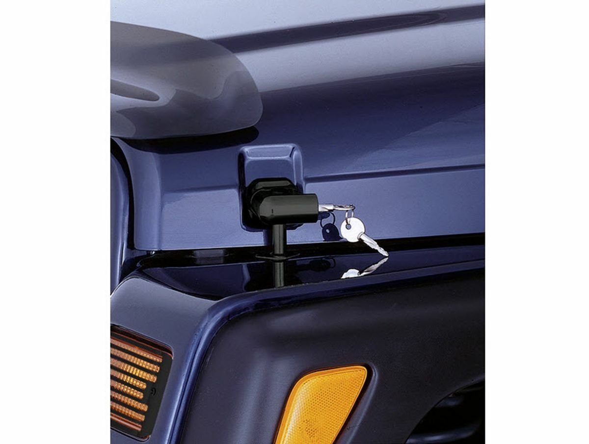 Rugged Ridge - LOCKING HOOD CATCH;BLACK;JEEP - 11210.32