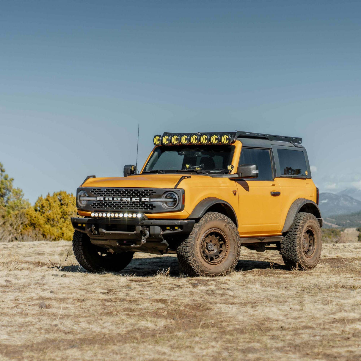 KC HiLiTES 7352 Mount - 30" FLEX ERA LED Light Bar - Front Bumper - GEN6 2021+ Ford Bronco