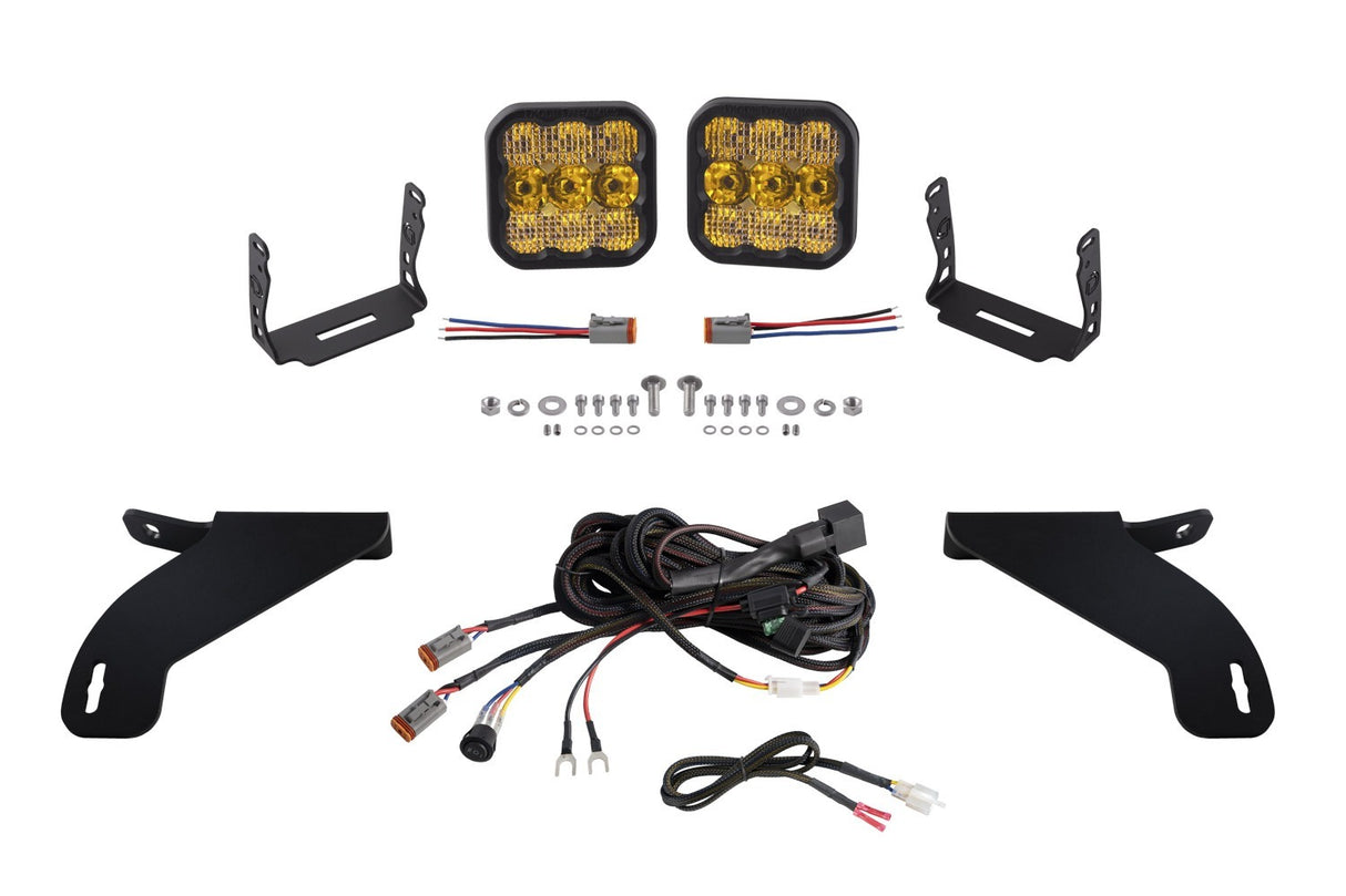 Diode Dynamics DD7331 Bolt-on Pod Light kit for 2021 Ford F-150.
