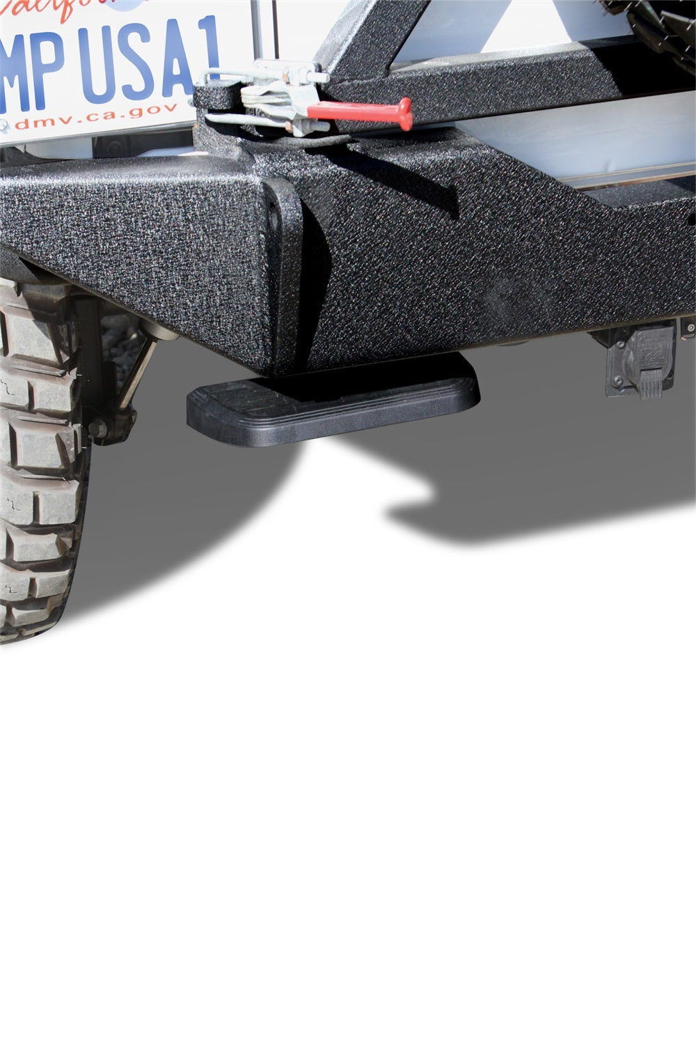 AMP Research 75311-01A Bedstep Flp Dwn Bmpr Stp 07-18 Jeep Wrangler JK