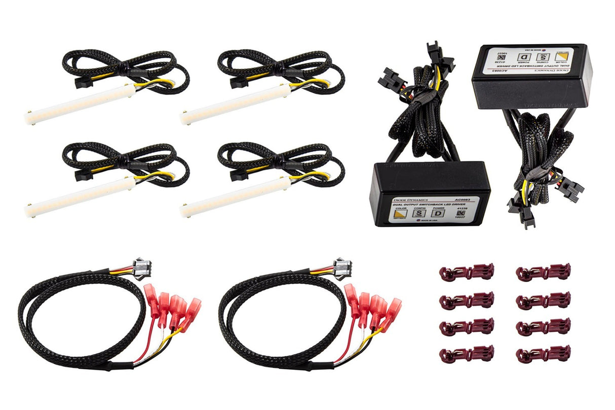 Diode Dynamics - DD2148 - Strip HD SF Switchback Quad 3in Kit