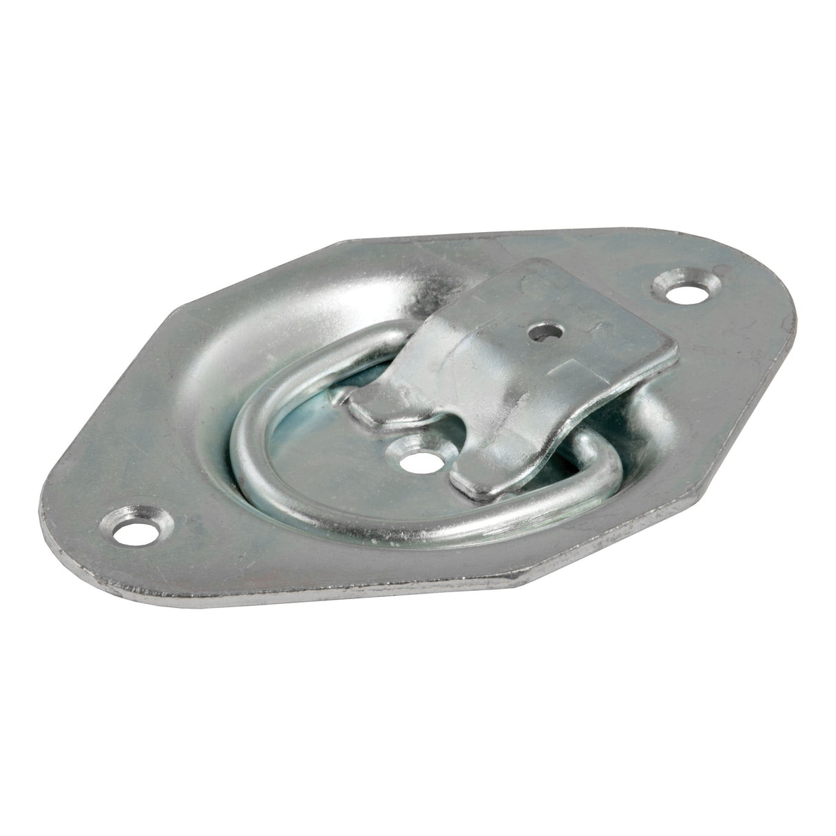 Curt - 1-3/8" x 1-7/8" Recessed Tie-Down Ring (1,200 lbs, Clear Zinc) - 83601