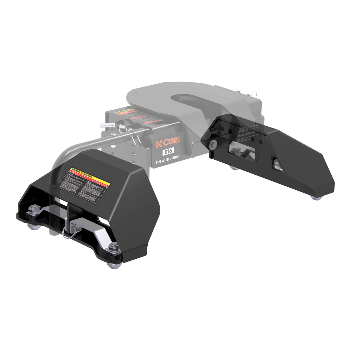 Curt - Puck System 5th Wheel Legs, Select Ford F-250, F-350, F-450, 8' Bed, 24K - 16017