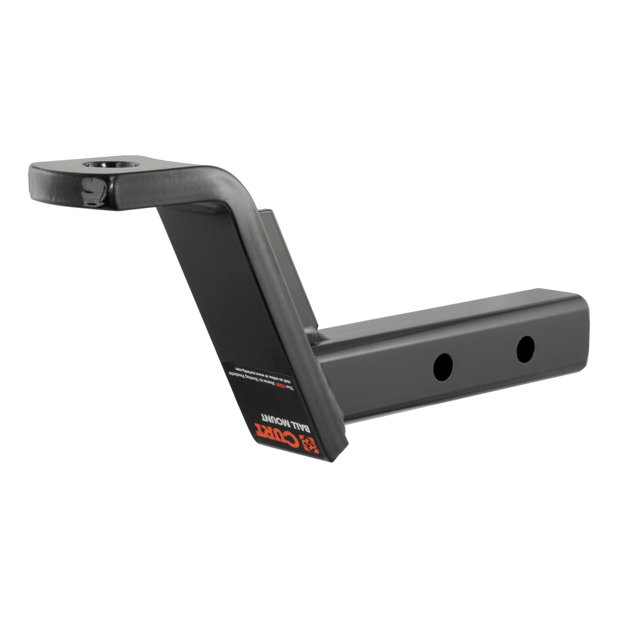 Curt - Dual-Length Ball Mount (2" Shank, 7,500 lbs., 6" Drop, 9-1/4" or 12-1/4" Long) - 45240