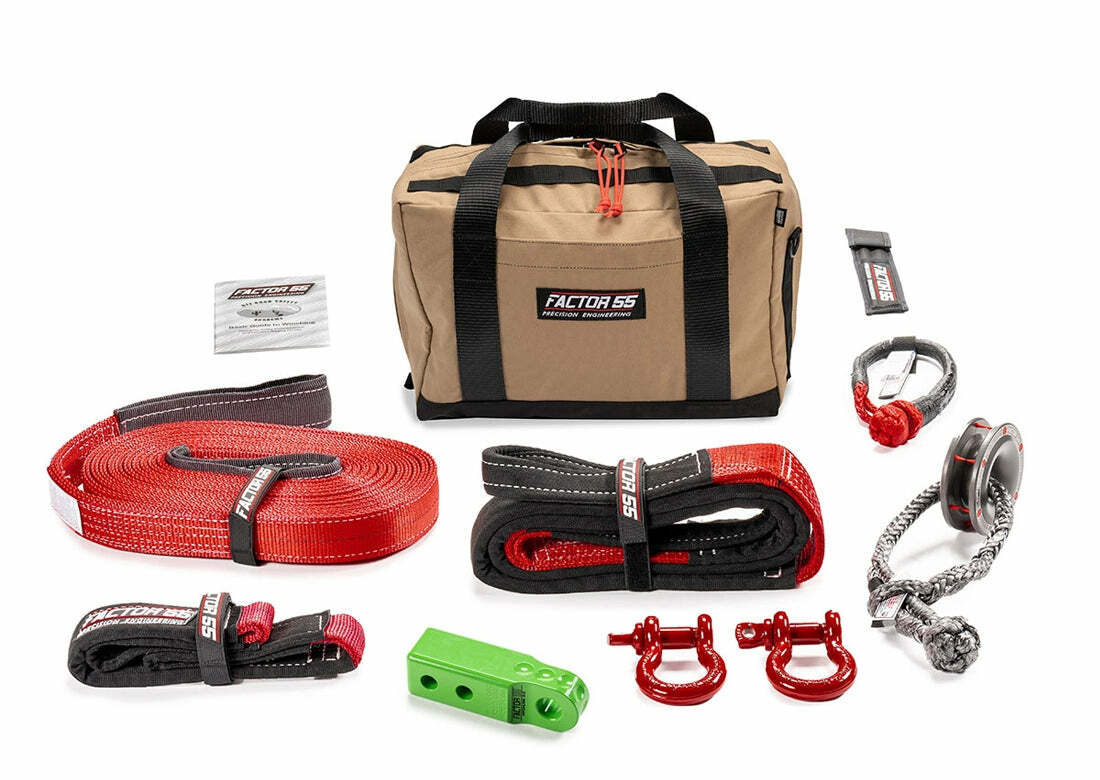 Factor55 - Vehicle Recovery Kit, Sawtooth – Medium - Green - 00475-08-MEDIUM