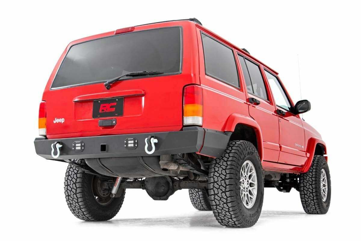 Rough Country - Rear Bumper - Jeep Cherokee XJ 2WD 4WD (1984-2001) - 110504