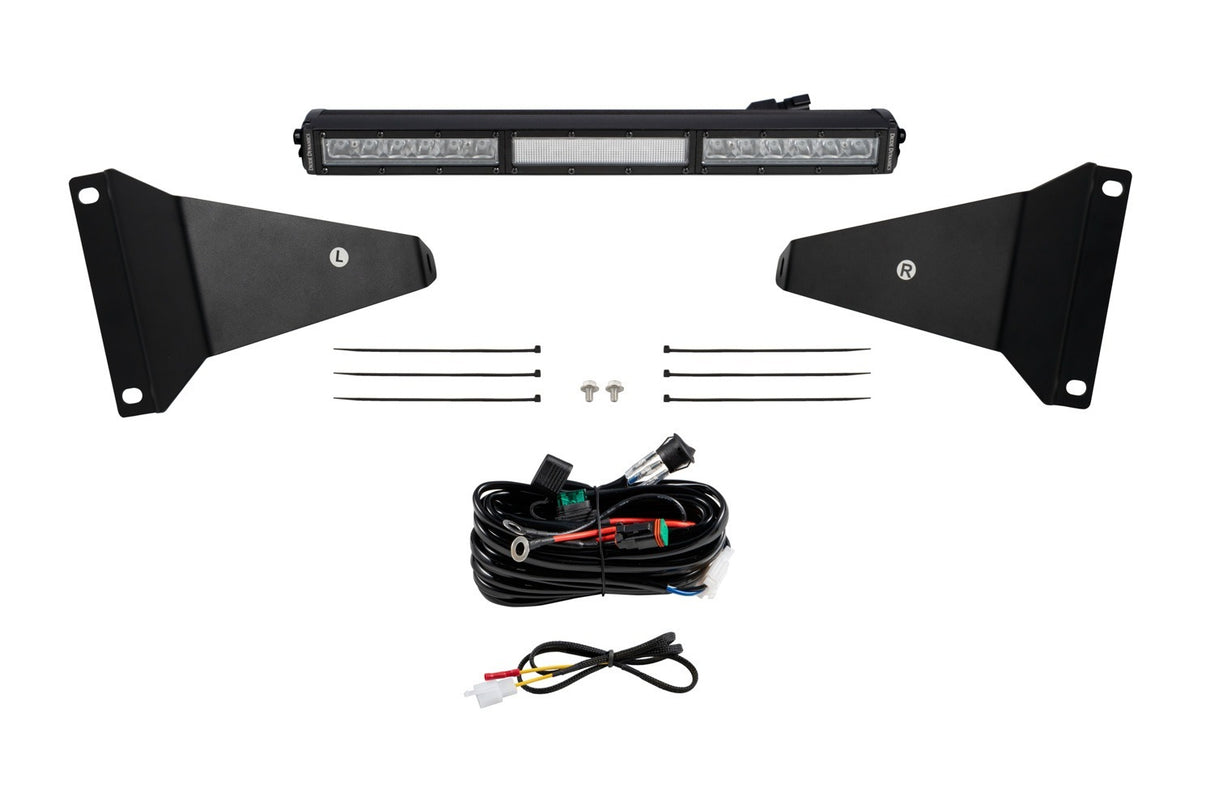 Diode Dynamics - Stealth Bumper Light Bar Kit for 2019+ Ram, White Combo - DD7627