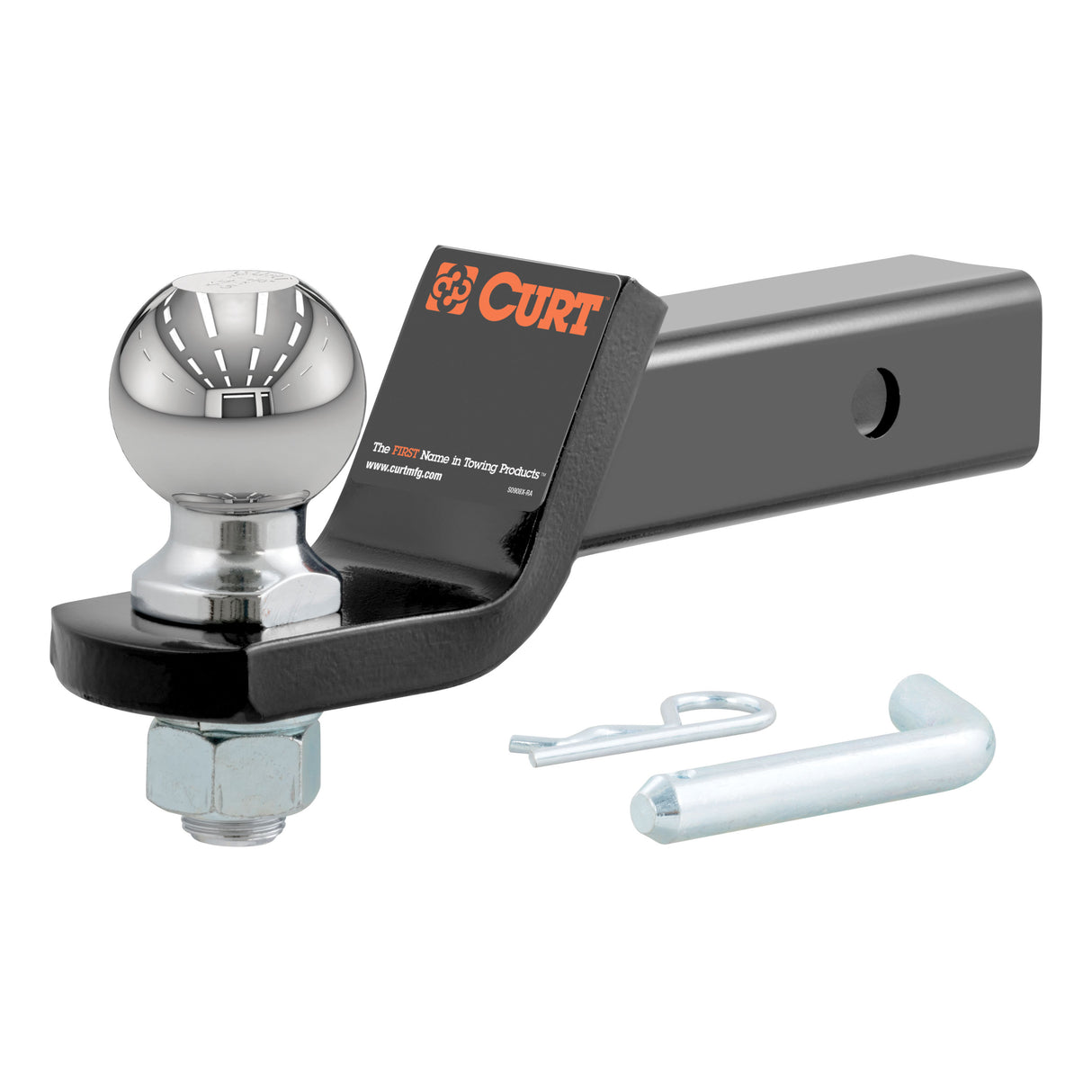 Curt - Loaded Ball Mount with 2-5/16" Ball (2" Shank, 7,500 lbs., 2" Drop) - 45041