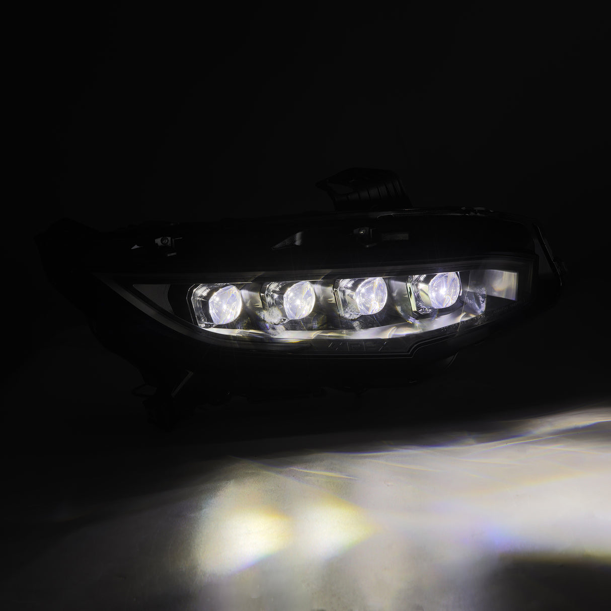 AlphaRex 880492 Projector Headlights Alpha Black