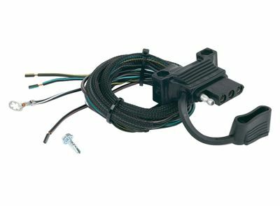 Husky Towing - 30487 Vehicle End 4 Wire Flat 48" Wire Length With Terminal Grease And Ground Screw