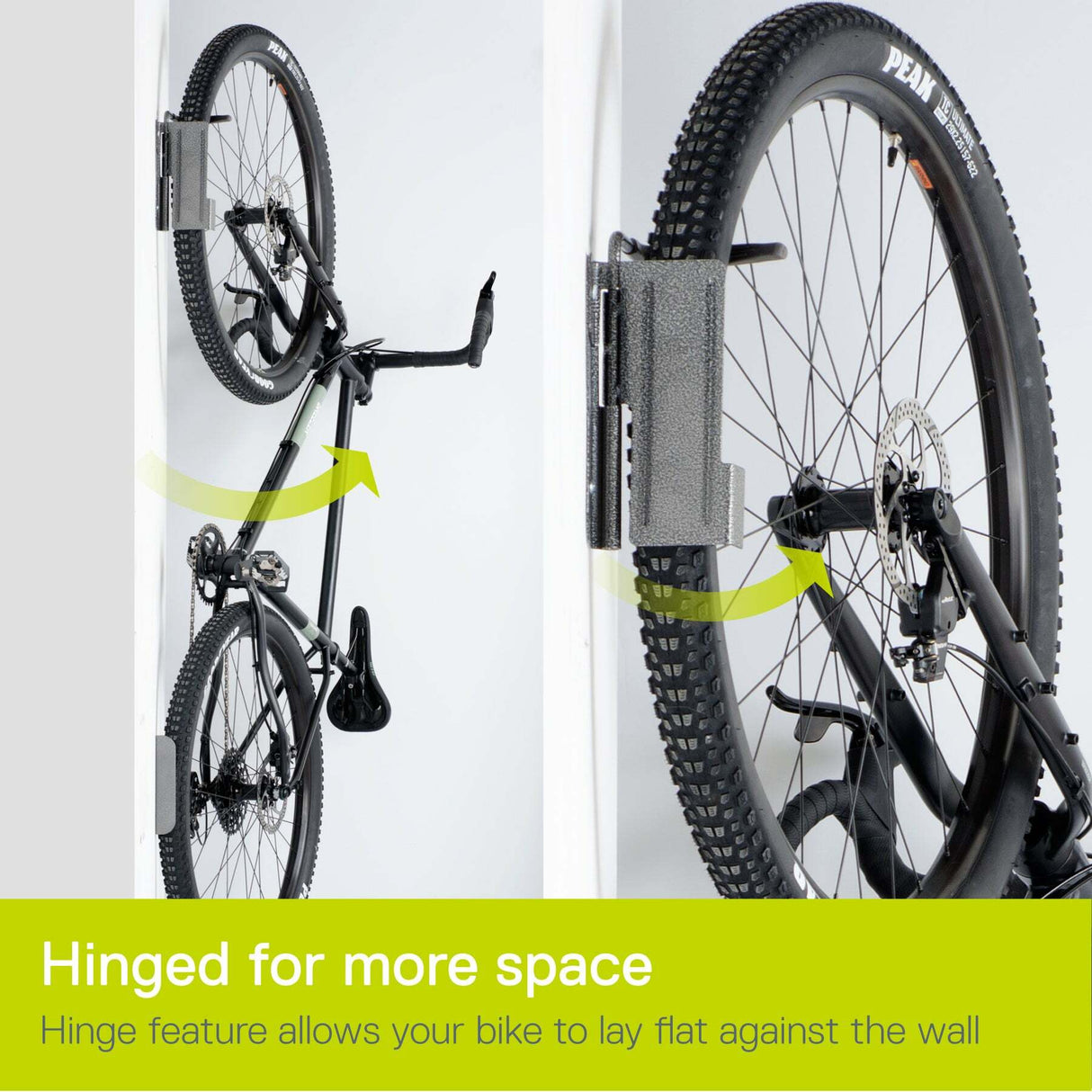 Delta Cycle - Single Bike Hinge Wall Mount Rack - RS4100