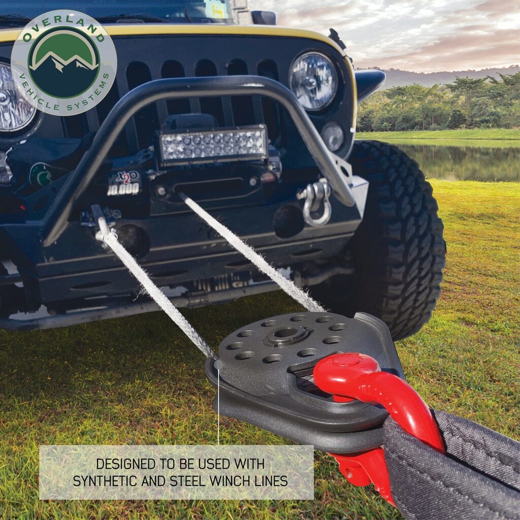 Overland Vehicle Systems - Snatch Block Pulley - Standard Universal - 19139805