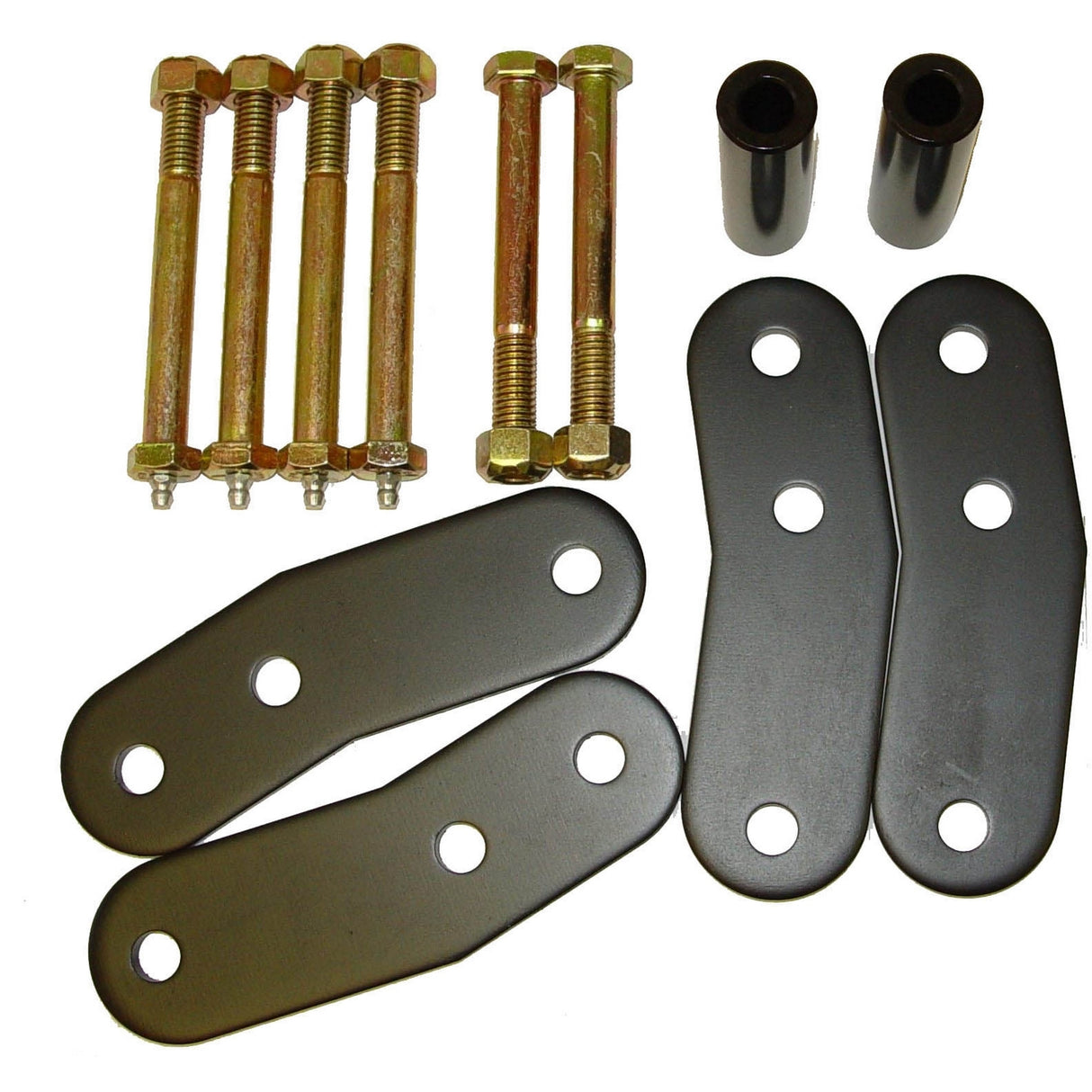 HD Rear Leaf Spring Shackles; 87-95 Jeep Wrangler YJ