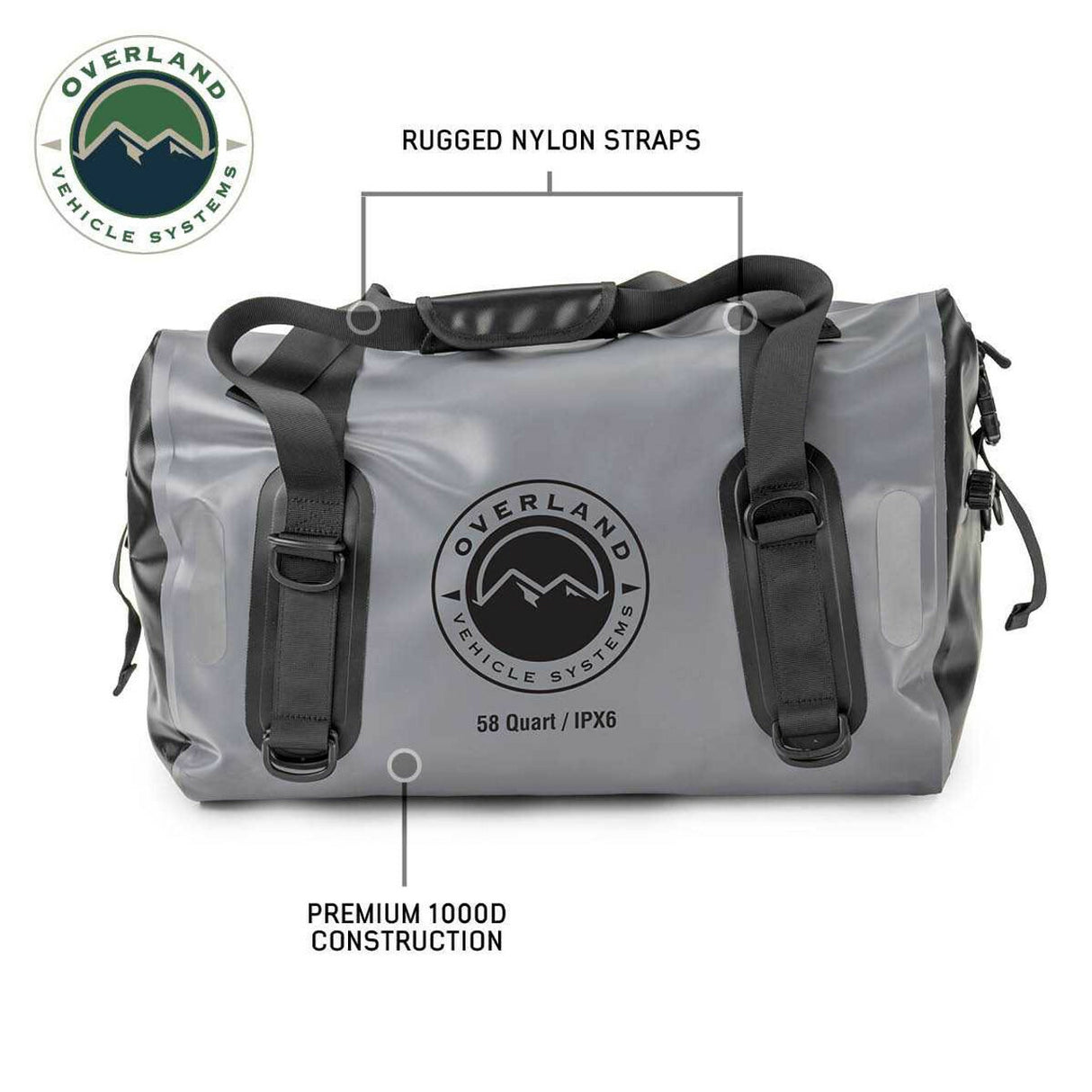 Overland Vehicle Systems - Portable Dry Storage Bag - 42 QT - 40300001