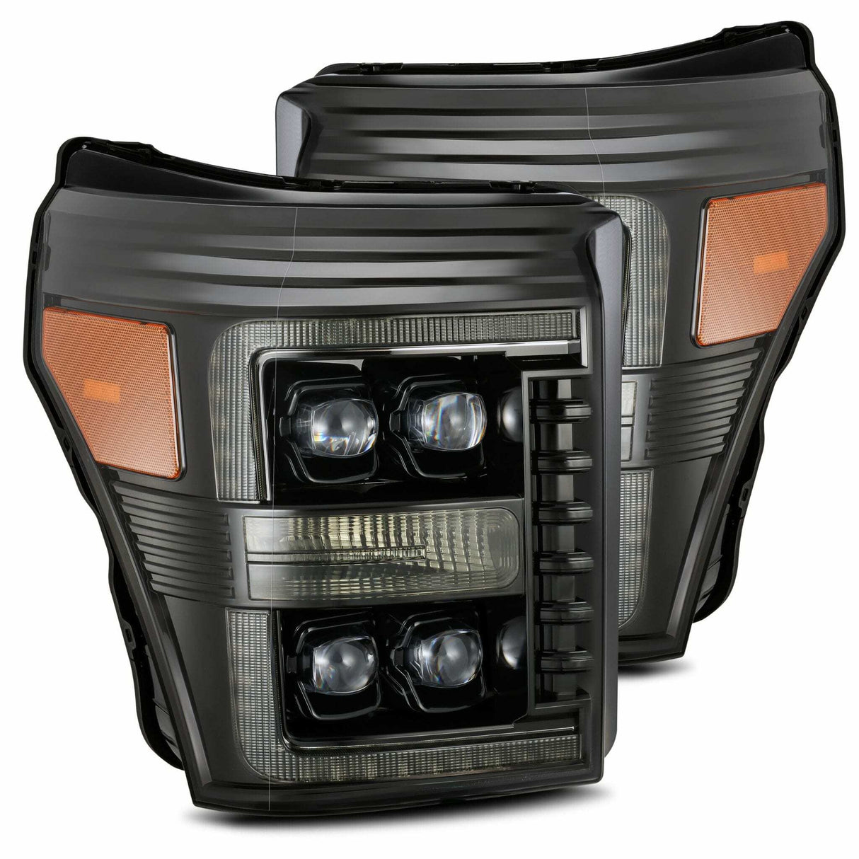 AlphaRex 880147 LED Projector Headlights in Alpha- Black