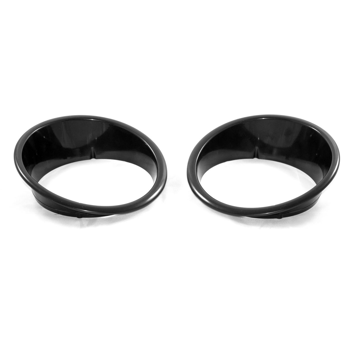 Rugged Ridge - Headlight Bezels, Black; 07-16 Jeep Wrangler JK - 12419.25
