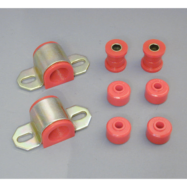 Front Swaybar Bushing Kit, Red, 25mm; 84-01 Jeep Cherokee XJ