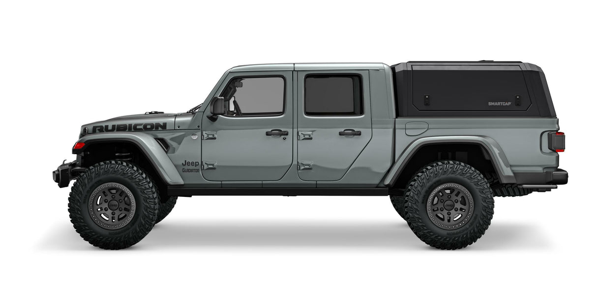 RSI SmartCap - Gladiator Truck Bed Cap SmartCapEVOa Adventure Matte Black 20-Up Jeep Gladiator 5 Foot Short Bed SmartCap - EA0601-MB